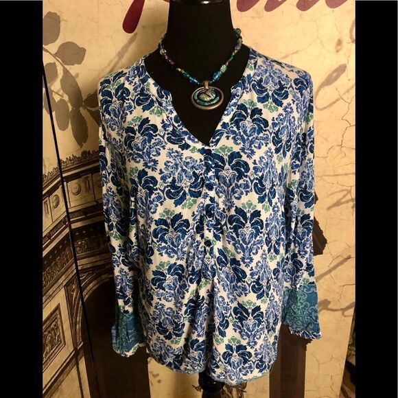 Very cute lightweight blouse by grand & green - Picture 1 of 2